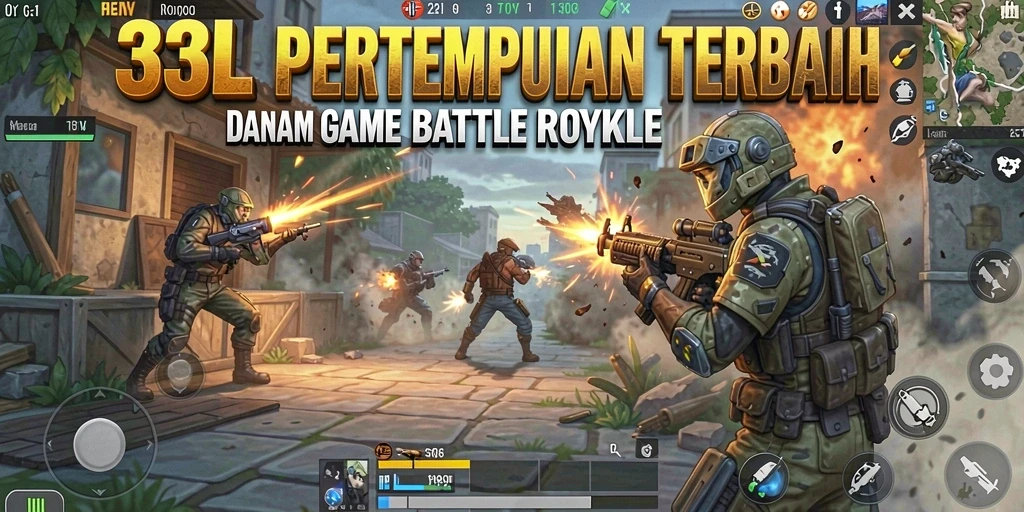 Tampilan gameplay seru dalam 33L dengan pertempuran intens.