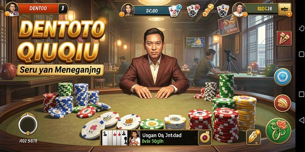Tampilan gameplay DENTOTO yang menyanjung pada QiuQiu.