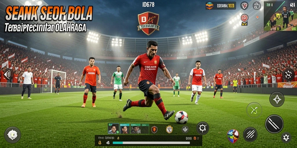 Tampilan screenshot utama ID678 yang menunjukkan aksi seru di lapangan.