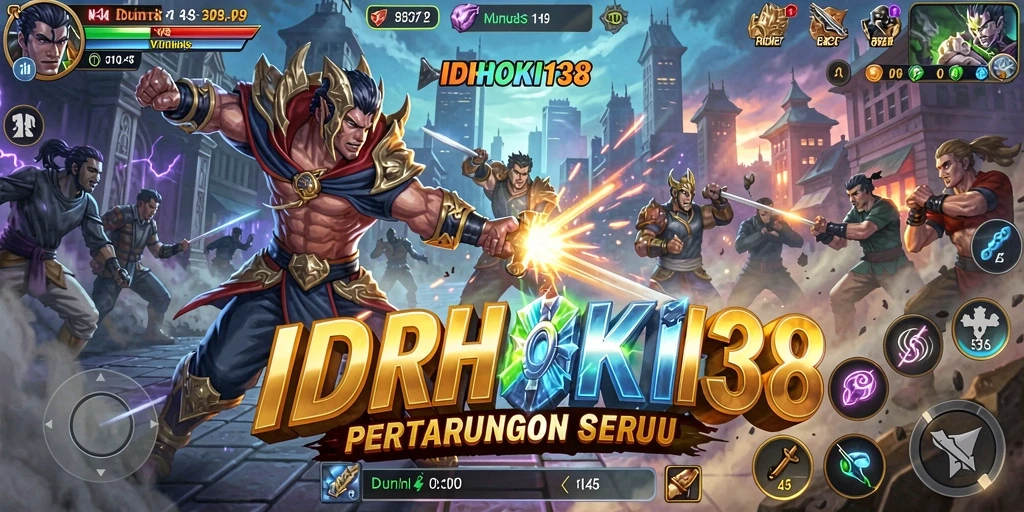 Gameplay seru dalam pertarungan yang intens di IDRHOKI138.
