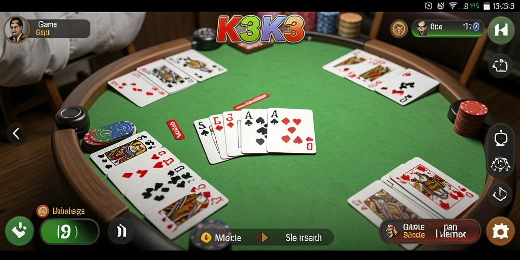 Tampilan gameplay K3K3 yang menarik dan seru.