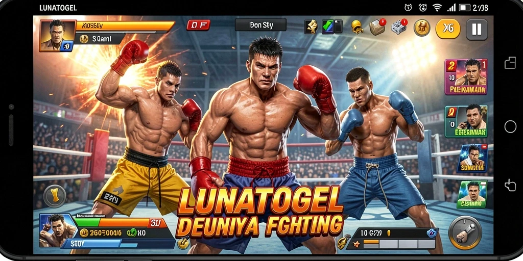 Gameplay dinamis dan seru dari LUNATOGEL.