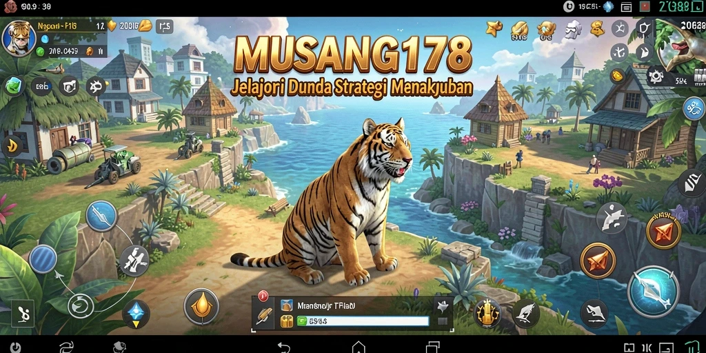 Tampilan gameplay strategis yang menakjubkan dalam MUSANG178.