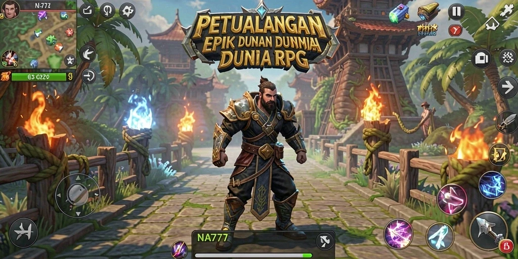 Tampilan gameplay NA777 yang menakjubkan dan penuh aksi.
