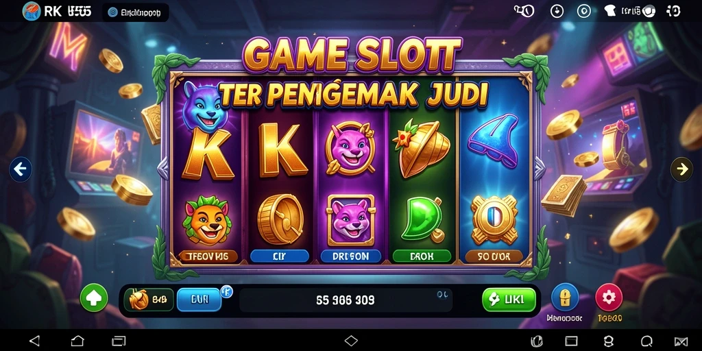Screenshot gameplay RK55 menampilkan keseruan bermain Slot yang mengasyikkan.