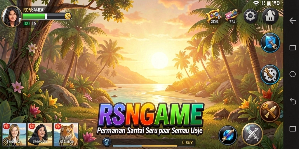 Screenshot gameplay RSNGAME menampilkan keseruan dan tantangannya.
