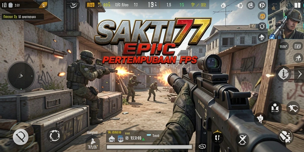 Screenshot gameplay SAKTI77 menunjukkan pertempuran sengit dan grafis yang memukau.