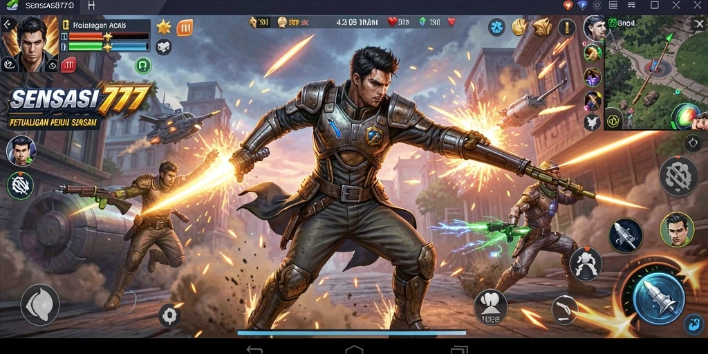 Tampilan gameplay SENSASI777 yang mendebarkan dengan aksi penuh energi.